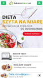 Mobile Screenshot of kalkulatorkalorii.net